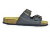 Sanosan Aston Leather Navy Men's Two Strap Sandals