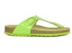 Sanosan Geneve Lacquered Green Women's Designer Thong Sandals