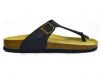 Sanosan Geneve Sano Flor Navy Women's Designer Thong Sandals