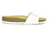 Sanosan Malaga Lacquered White Women's Designer Mule Sandals