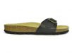 Sanosan Malaga Leather Black Women's Designer Mule Sandals