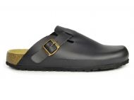 Sanosan Berlin Nappa Leather Black Men's Sandals