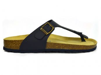 Sanosan Geneve Sano Flor Navy Womens Designer Thong Sandals