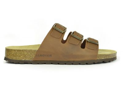 The Lisbon three strap sandal 